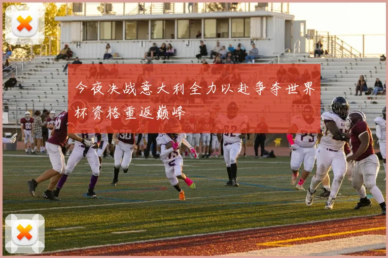 今夜决战意大利全力以赴争夺世界杯资格重返巅峰